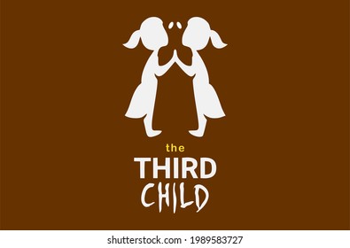 THE THIRD CHILDREN'S LOGO IS MADE WITH A SCARY THEME