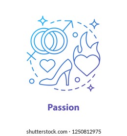 Third date concept icon. Passion idea thin line illustration. Romantic intimate relationships. Vector isolated outline drawing