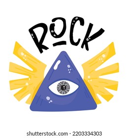 A third eye chakra flat icon