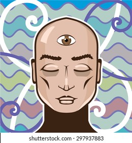 Third Eye vector Illustration