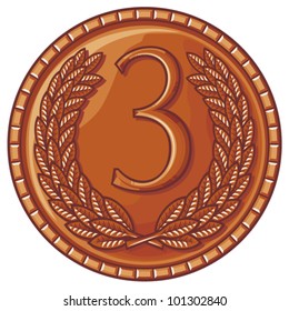 third place bronze medal 