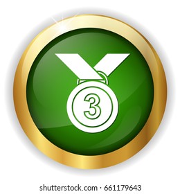 third place medal icon