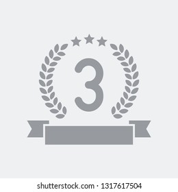 Third place winner icon