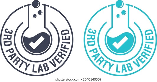 Third-Party Lab Verified Gold Medal Label – Purity Potency Certified Product Badge