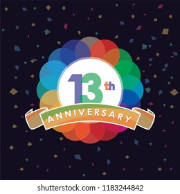 The Thirteen Anniversary logo celebrations