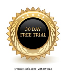 Thirty Day Free Trial Badge
