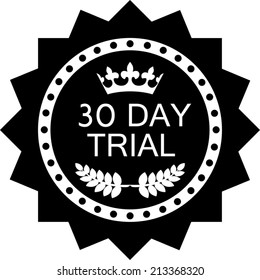 Thirty Day Trial Icon