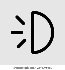Thirty minutes icon in line style, use for website mobile app presentation