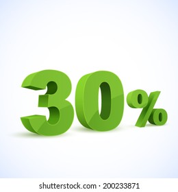 Thirty percent symbol