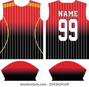 Plantilla de diseño de jersey de camisa deportiva de sublimación personalizada, traje deportivo, ropa deportiva, uniforme deportivo