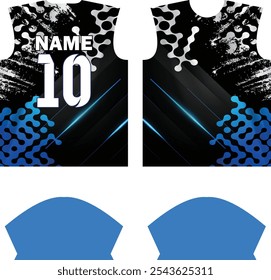
Plantilla de diseño de jersey de camisa deportiva de sublimación personalizada, traje deportivo, ropa deportiva, uniforme deportivo
