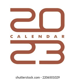 Dies ist eine Vorlage für Typografie 2023 Neujahr