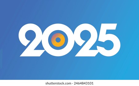 This 2025 logo design features a modern and sleek aesthetic, ideal for businesses looking to brand themselves with a future-oriented image. The logo captures the essence of innovation