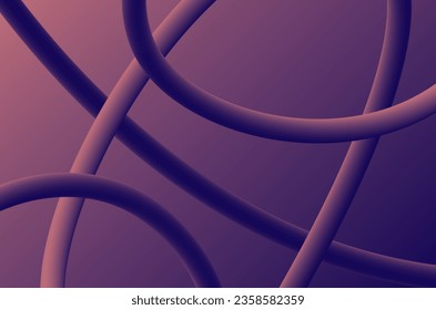 This is a 3D Blend Dark Purple Vector Background