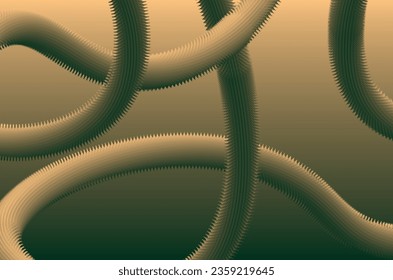 This is a 3D Blend Gradient Chocolate Dark green