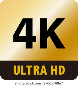 Este es un icono 4K. Tiene un fondo transparente y es fácil de usar.