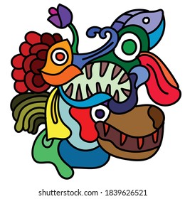 This is abstract art used for home decor, wall hangings or t-shirts