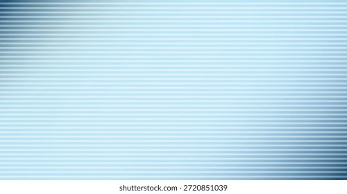 Este fundo abstrato apresenta inúmeras linhas horizontais em vários tons de azul pálido, criando um efeito de gradiente sutil e uma atmosfera serena e arejada perfeita para sobreposições de design e