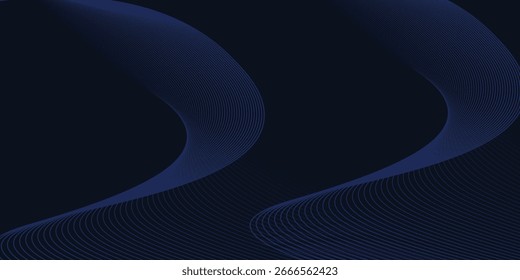 This abstract blue wave pattern evokes energy and movement background