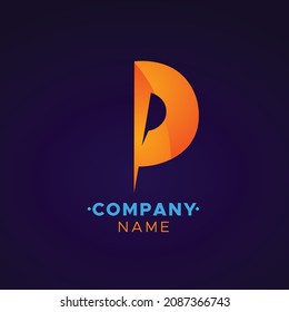 This an abstract colorful D letter Vector logo for Business Company, Brand Logo, abstract colorful illustration
