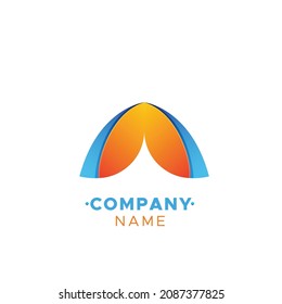 Dies ist eine abstrakte bunt Ein Brief-Vektorlogo für Business Company, Markenlogo, abstrakte bunter Illustration