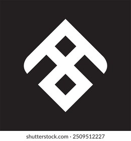 Este es un diseño abstracto, se puede utilizar para accesorios o empresas con un diseño limpio, elegante y hermoso.