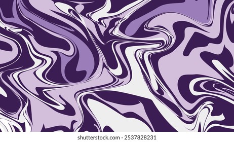 This abstract design features a mesmerizing blend of purple and white swirls, creating a dynamic and captivating visual experience.