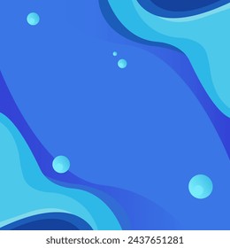 This abstract design forms an arch, has a modern, dynamic style and has a blue background