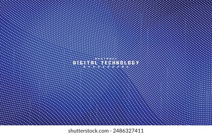 This abstract digital business futuristic background image in blue is perfect for your creative design.