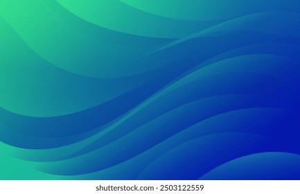 This abstract gradient wave background features smooth colors, suitable for modern banners and social media content