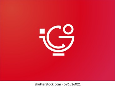 This is abstract green C.G logotype , embracing world, embracing idea, tea kettle.
