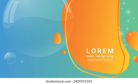 Esta ilustración abstracta presenta un diseño moderno y colorido que impresiona con las formas geométricas y las transiciones de color. Se puede usar como fondo para sitios web, afiches y banners publicitarios.
