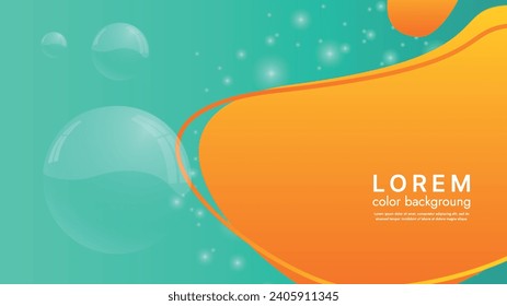 This abstract illustration features a modern and colorful design that impresses with geometric shapes and color transitions. Can be used as a background for websites, posters and advertising banners.
