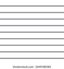 This is an abstract image featuring a series of horizontal stripes. The stripes alternate between white and a dark gray color, creating a linear pattern.