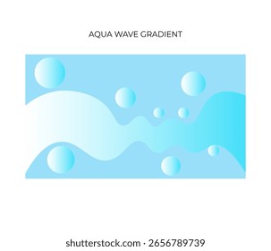 Este es un fondo azul claro abstracto con Formas onduladas blancas y burbujas translúcidas de varios tamaños, creando un efecto tranquilo y fluido.