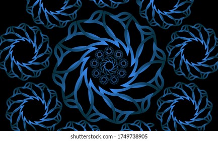 This abstract line art design is made from a simple form that is transformed into a more complex, colorful and unique form. It is suitable for icons, symbols, logos, backgrounds or templates.
