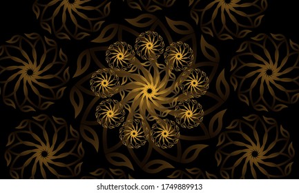 This abstract line art design is made from a simple form that is transformed into a more complex, colorful and unique form. It is suitable for icons, symbols, logos, backgrounds or templates.
