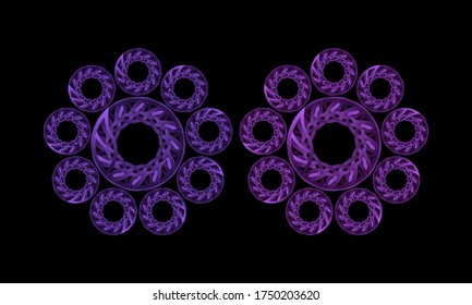 Este diseño de líneas abstractas está hecho de una forma sencilla que se transforma en una forma más compleja, colorida y única. Es adecuado para iconos, símbolos, logotipos, fondos o plantillas.

