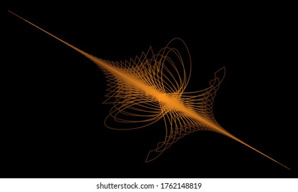This abstract line art design is made from a simple form that is transformed into a more complex, colorful and unique form. It is suitable for icons, symbols, logos, backgrounds or templates.
