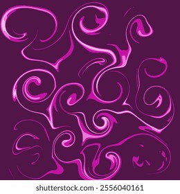 This abstract masterpiece whispers tales of transformation.  The vibrant purple swirls invite you to explore the depths of your imagination and discover your unique artistic voice.