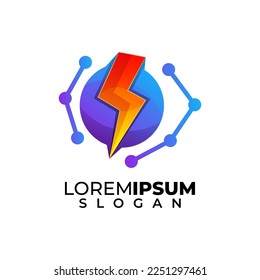 dieses abstrakte, moderne, bunte Logo