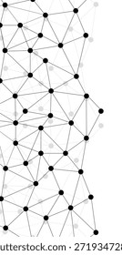 Esta ilustración de red abstracta presenta puntos interconectados y líneas delgadas que forman una estructura geométrica moderna. La composición minimalista y el fondo blanco limpio crean una fuerte claridad visual y un generoso espacio de copia, lo que lo hace ideal para proyectos de diseño contemporáneo.

El visual representa conceptos como comunicación digital, redes de datos, inteligencia artificial, tecnología blockchain, investigación científica y conectividad del sistema. Su estilo neutro y profesional lo hace apto para presentaciones corporativas, Sitios web, infografías, startups tecnológicas, informes de innovación y materiales educativos.

Este fondo abstracto de la red se puede utilizar para ilustrar ideas relacionadas con el flujo de información, análisis, sistemas virtuales, transformación digital y tecnologías orientadas al futuro. El diseño equilibrado y el contraste sutil garantizan la adaptabilidad en medios impresos y digitales, manteniendo una estética moderna y sofisticada.