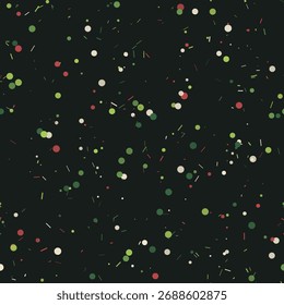This abstract pattern features a dense scattering of small dots in various shades and colors, creating a vibrant, textured, and visually engaging aesthetic suitable for diverse design applications.