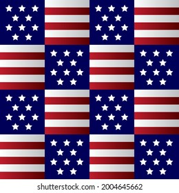 This is an abstract pattern of the United States flag.