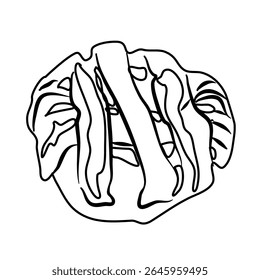 Esta ilustração vetorial abstrata apresenta formas geométricas simples e elementos de design em um formato limpo e escalável Perfeito para design gráfico e fundos.