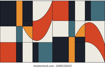 "This abstract vector image features a combination of bright and dynamic colors, with a unique and interesting texture. Perfect for use as a background or design element."