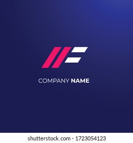 Dies ist ein abstrakter Vektor IF Buchstaben Logo Design, und leicht editierbar. Dieses Design stellt die elegante Firmenmarke dar.
