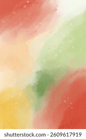 This abstract watercolor background features a beautiful and soft blend of colors, as if they are melting into one another, creating a sense of calm and serenity.