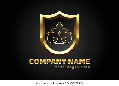 This is the Aceh ornament logo combined with a shield, this gold design is very attractive and unique, this logo can be used for companies, brochures, websites, mugs, stickers, and posters.