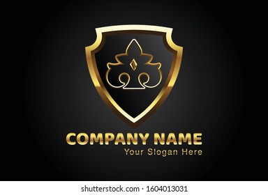 This is the Aceh ornament logo combined with a shield, this gold design is very attractive and unique, this logo can be used for companies, brochures, websites, mugs, stickers, and posters.